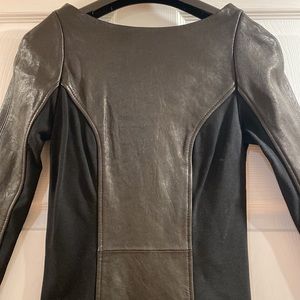 NWT.  Leather Diane con Furstenberg 33” length